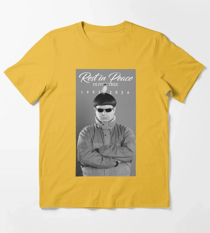 Oliver Tree Rest in Peace T-Shirt Yellow