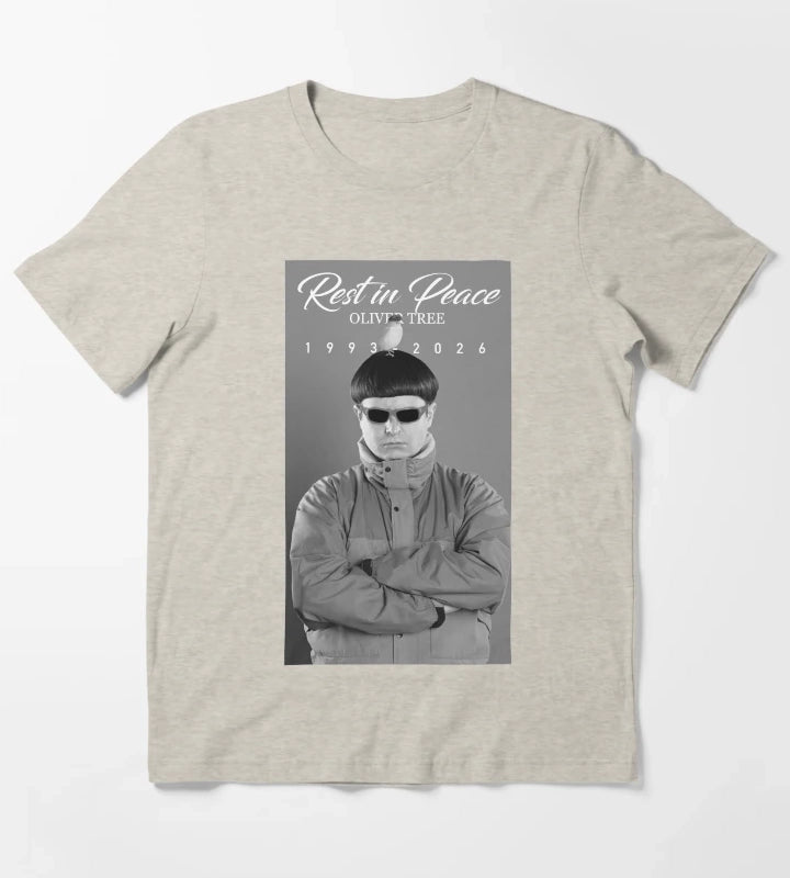 Oliver Tree Rest in Peace T-Shirt Cream
