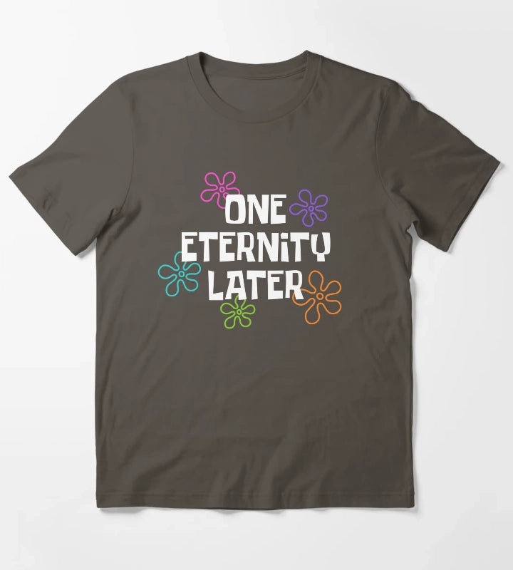 One Eternity Later Spongebob T-Shirt Dark Grey