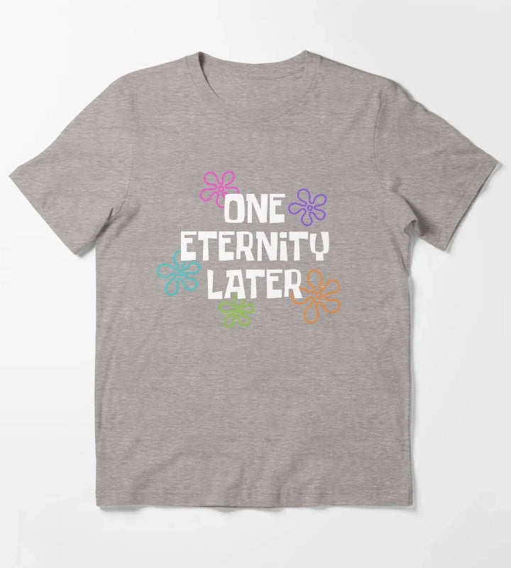 One Eternity Later Spongebob T-Shirt Heather Grey