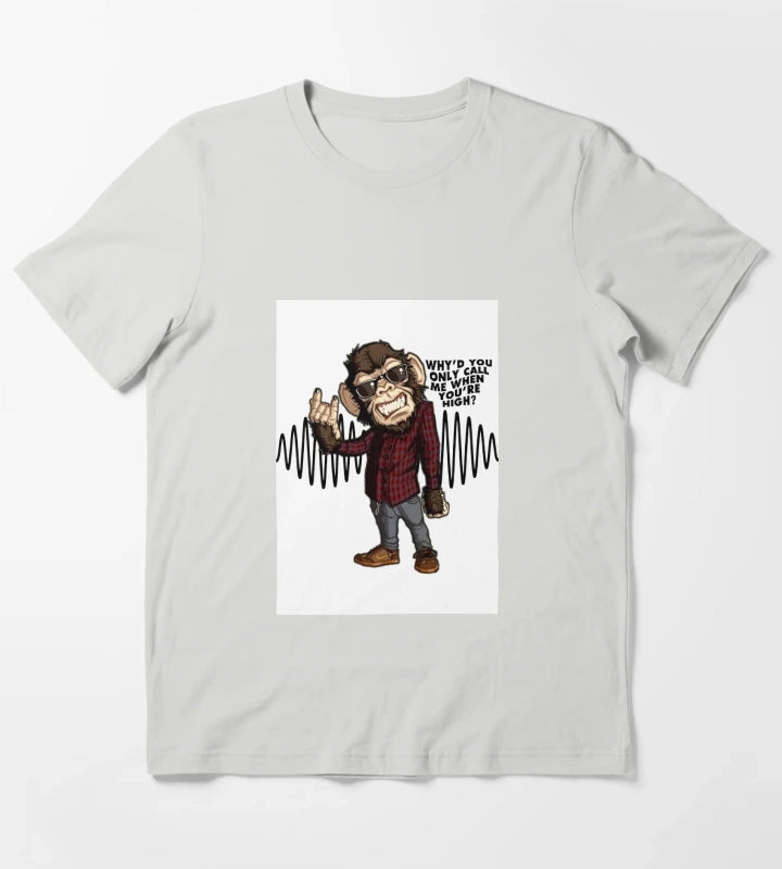 One monkeys T-Shirt Light Grey