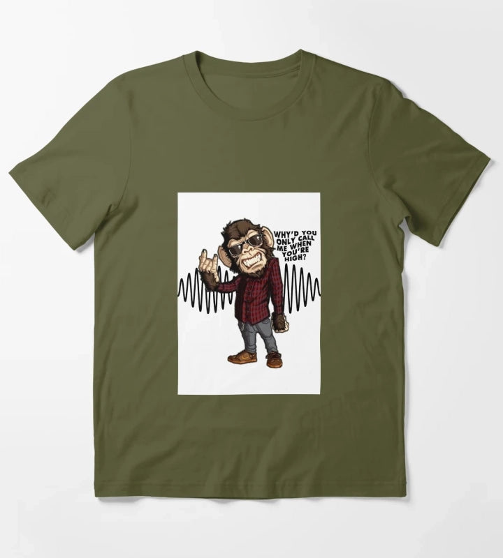 One monkeys T-Shirt Olive Green
