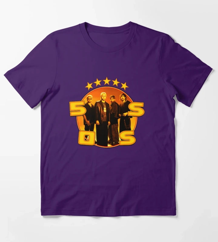 Orange Frame Pop Rock T-Shirt Purple