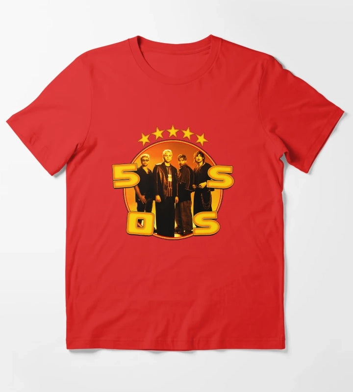 Orange Frame Pop Rock T-Shirt Red