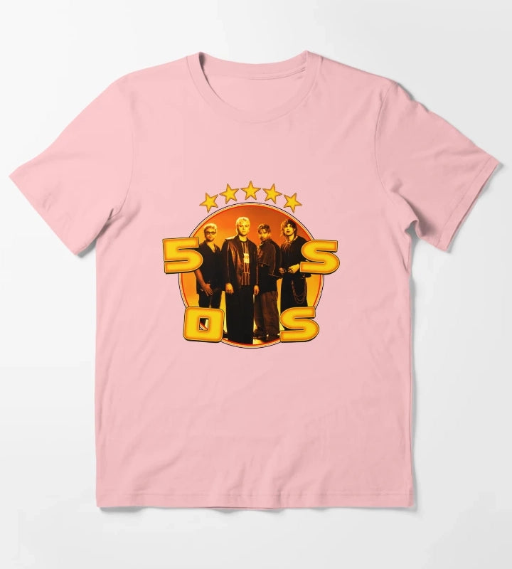 Orange Frame Pop Rock T-Shirt Dark Grey