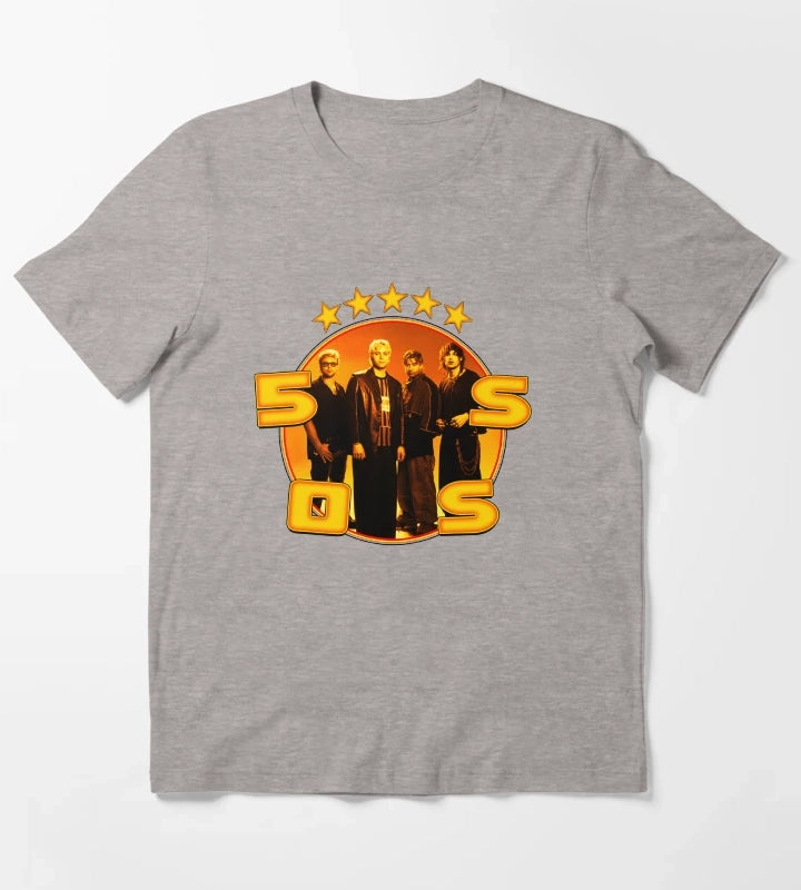 Orange Frame Pop Rock T-Shirt Heather Grey