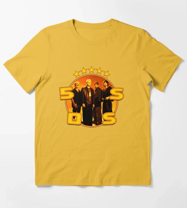 Orange Frame Pop Rock T-Shirt Yellow