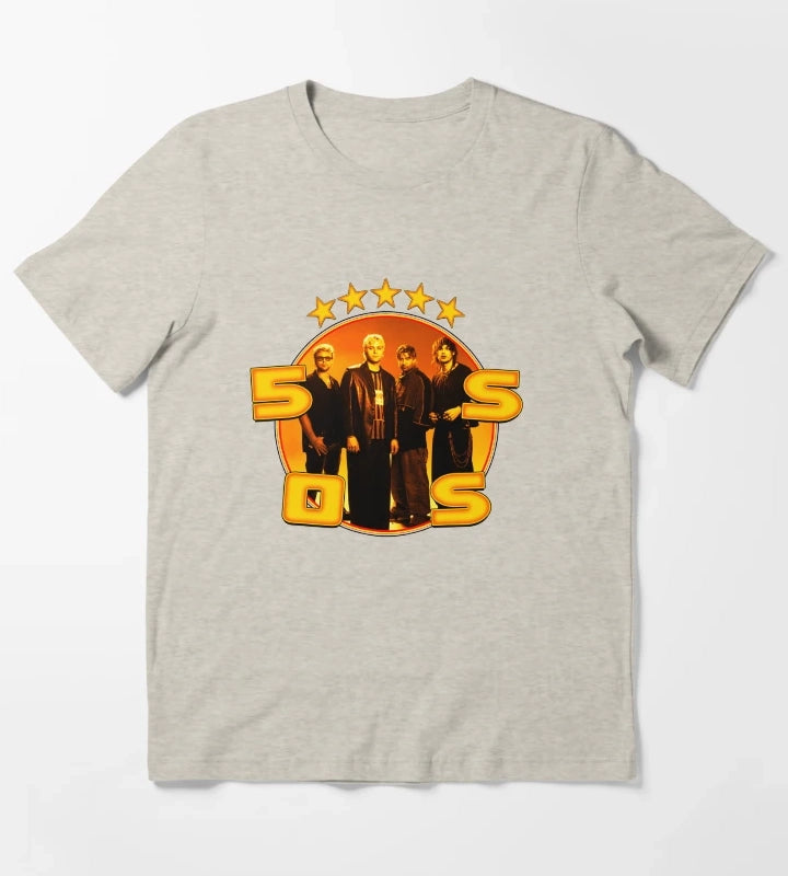 Orange Frame Pop Rock T-Shirt Cream