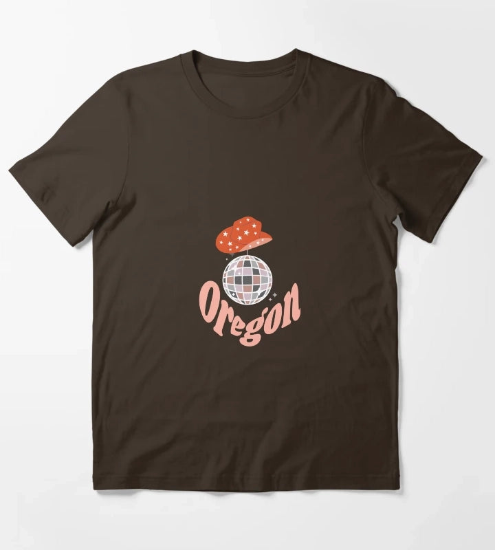 Oregon Cowgirl T-Shirt Brown
