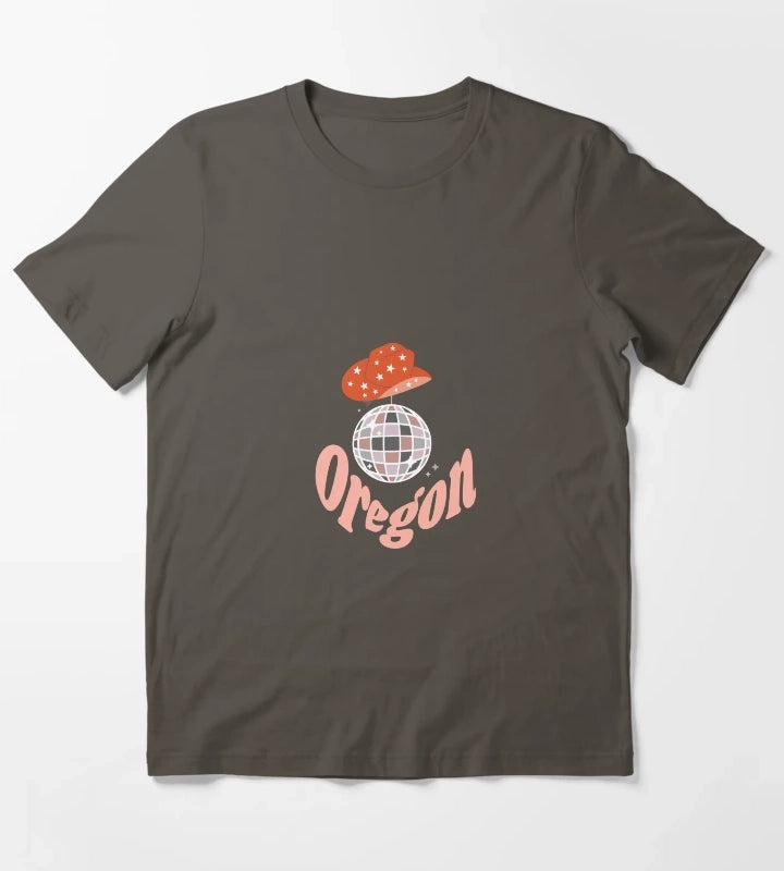 Oregon Cowgirl T-Shirt Dark Grey