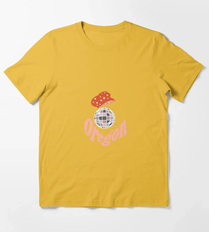 Oregon Cowgirl T-Shirt Yellow