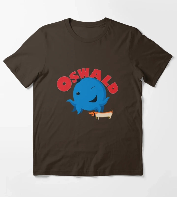 Oswald Octopus T-Shirt Brown