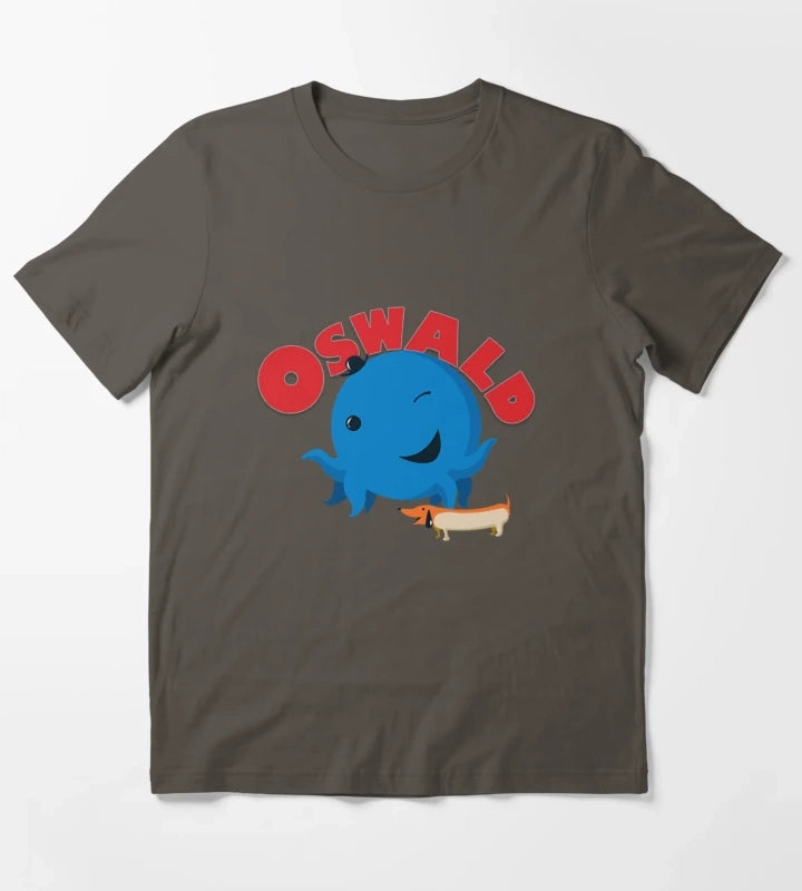 Oswald Octopus T-Shirt Dark Grey