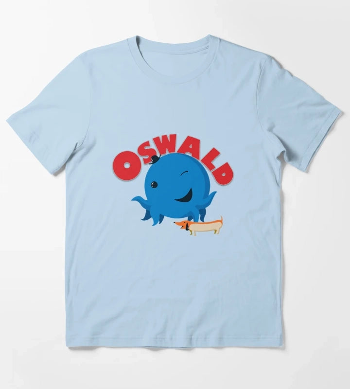 Oswald Octopus T-Shirt Sky Blue