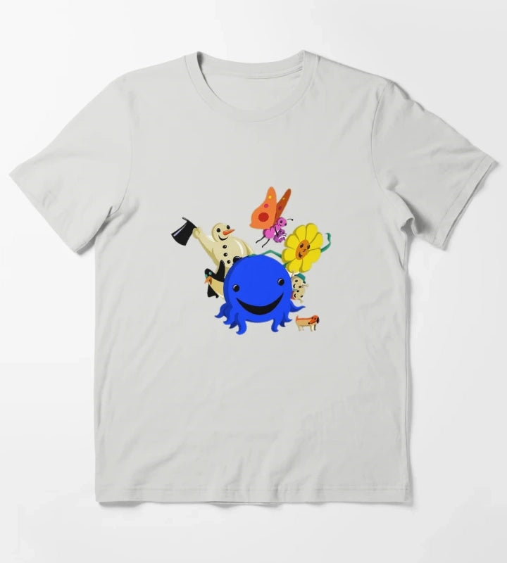 Oswald The Octopus Oswald and Weenie T-Shirt Light Grey