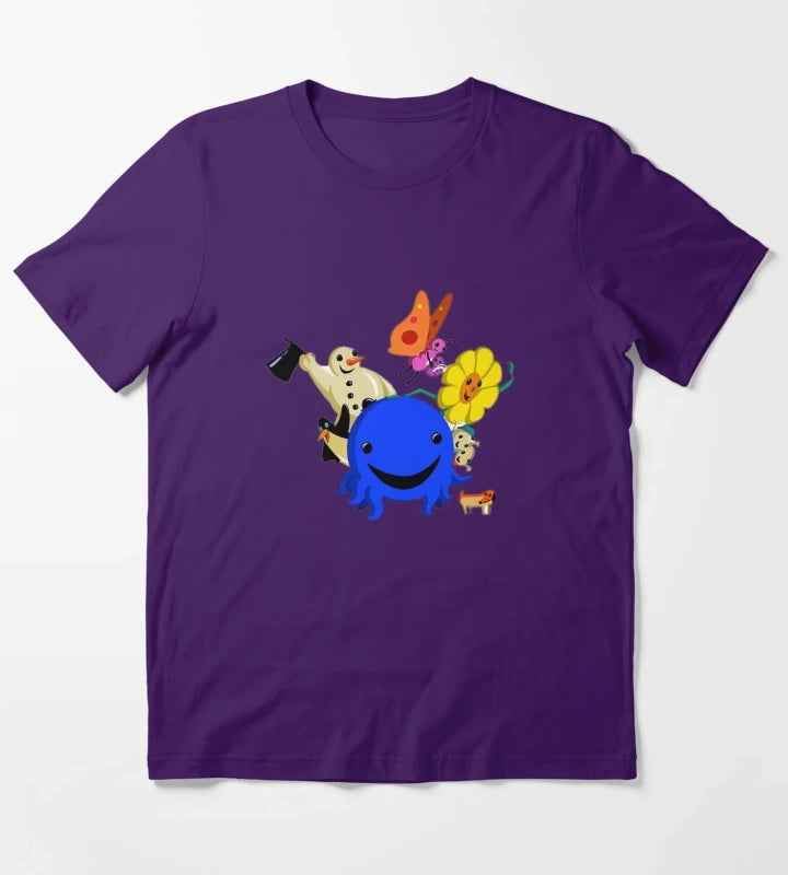 Oswald The Octopus Oswald and Weenie T-Shirt Purple