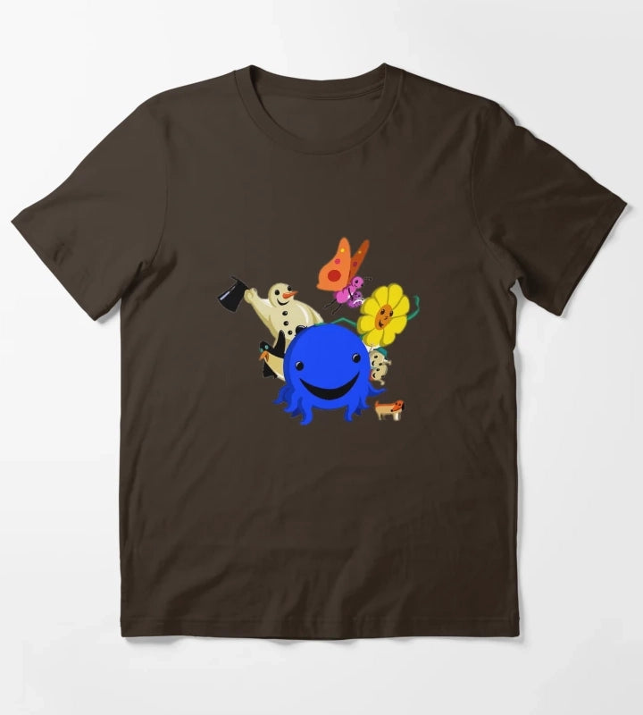 Oswald The Octopus Oswald and Weenie T-Shirt Brown