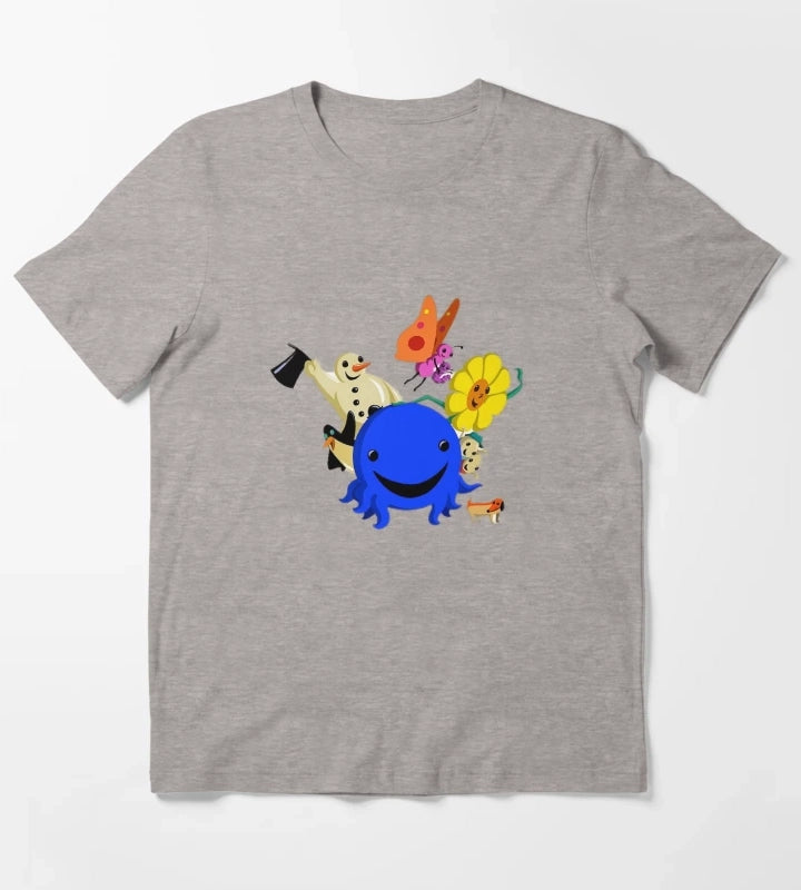 Oswald The Octopus Oswald and Weenie T-Shirt Heather Grey