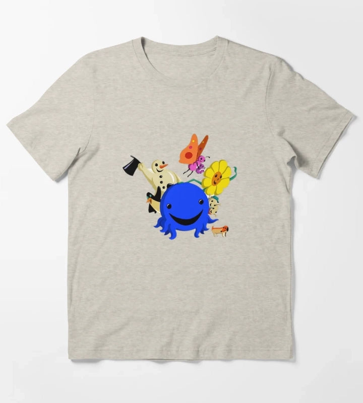 Oswald The Octopus Oswald and Weenie T-Shirt Cream