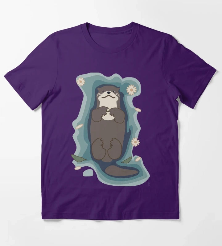Otter Bliss T-Shirt Purple