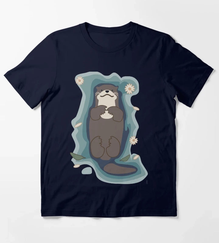 Otter Bliss T-Shirt Navy