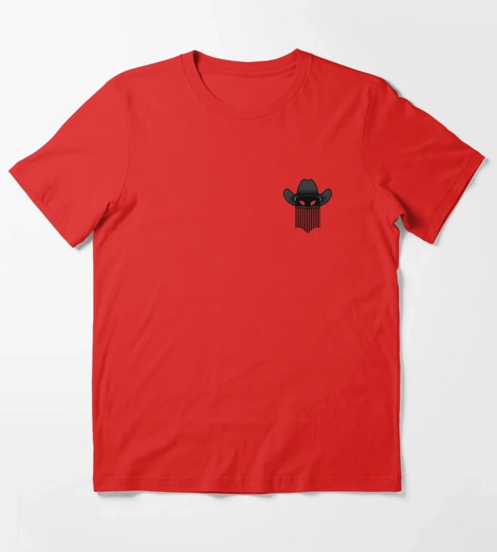 Outlaw Cowboy Logo T-Shirt Red
