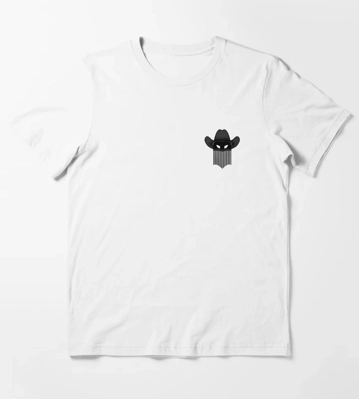 Outlaw Cowboy Logo T-Shirt White