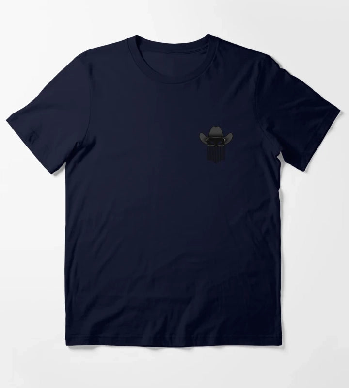 Outlaw Cowboy Logo T-Shirt Navy