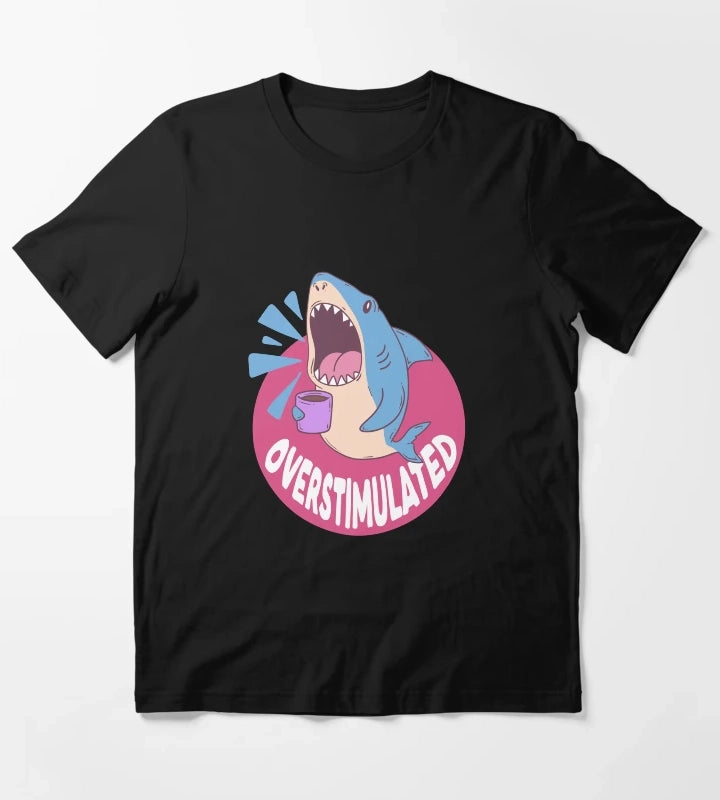 Overstimulated Shark T-Shirt