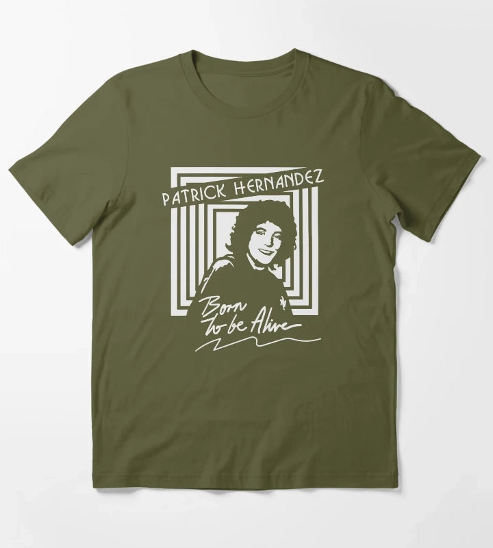 PATRICK HDZ DISCO KING 70S T-Shirt Olive Green
