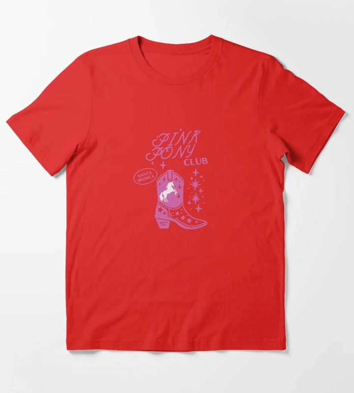 PINK PONY CLUB CHAPPELL T-Shirt Red
