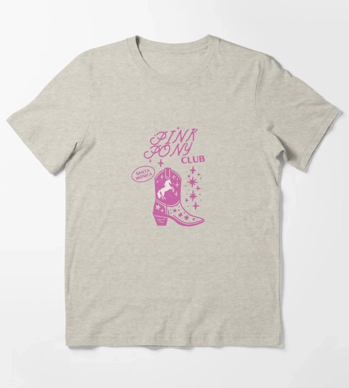 PINK PONY CLUB CHAPPELL T-Shirt Cream