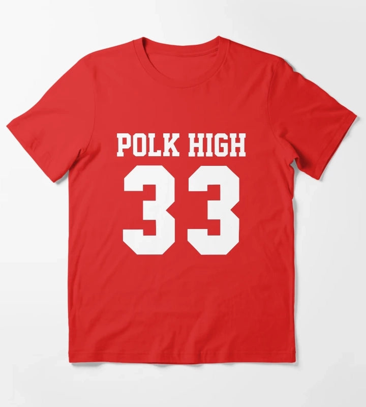 POLK HIGH 33 T-Shirt Red