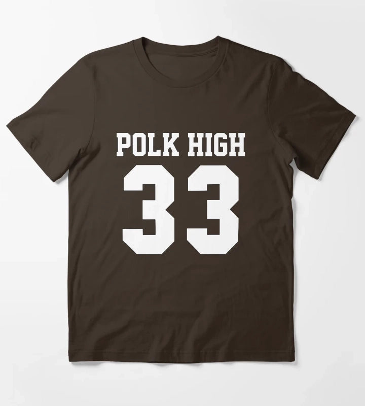 POLK HIGH 33 T-Shirt Brown