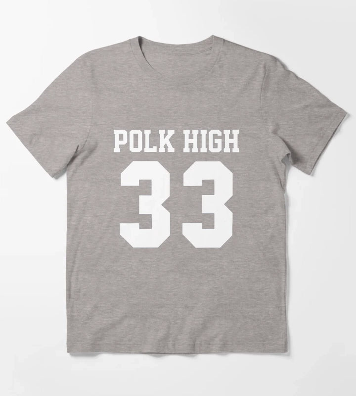 POLK HIGH 33 T-Shirt Heather Grey