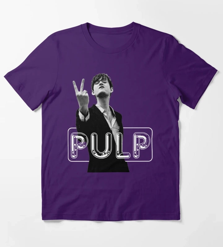PULP logo band T-Shirt Purple