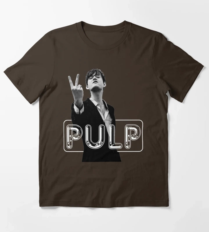 PULP logo band T-Shirt Brown