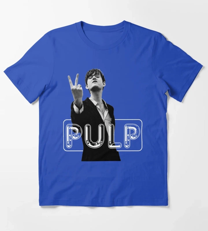 PULP logo band T-Shirt Blue