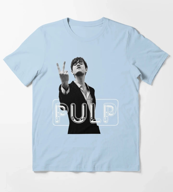 PULP logo band T-Shirt Sky Blue