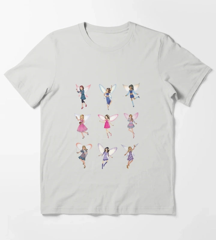 Pack of Rainbow Magic Fairies T-Shirt Light Grey