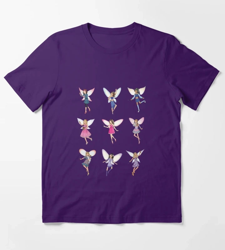 Pack of Rainbow Magic Fairies T-Shirt Purple