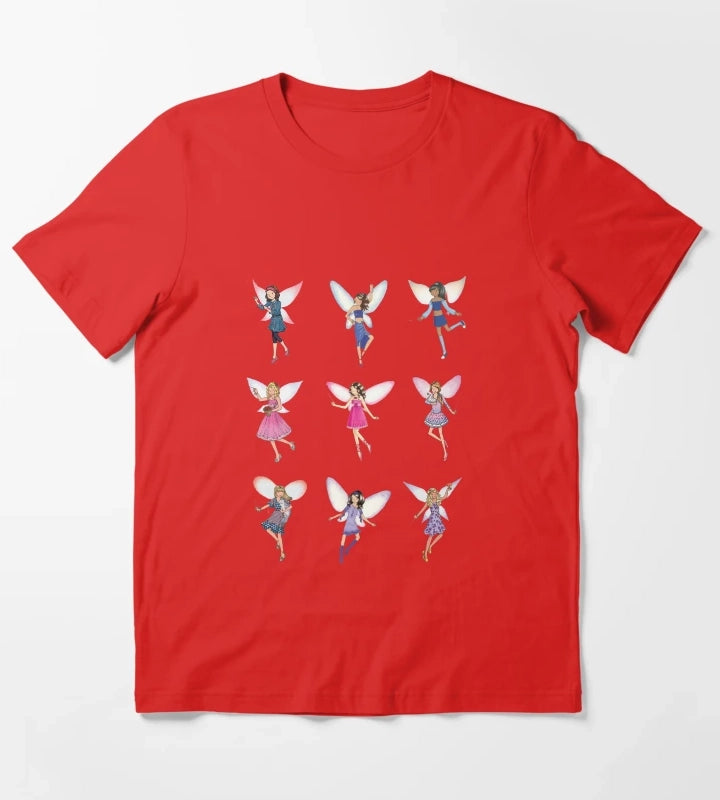 Pack of Rainbow Magic Fairies T-Shirt Red
