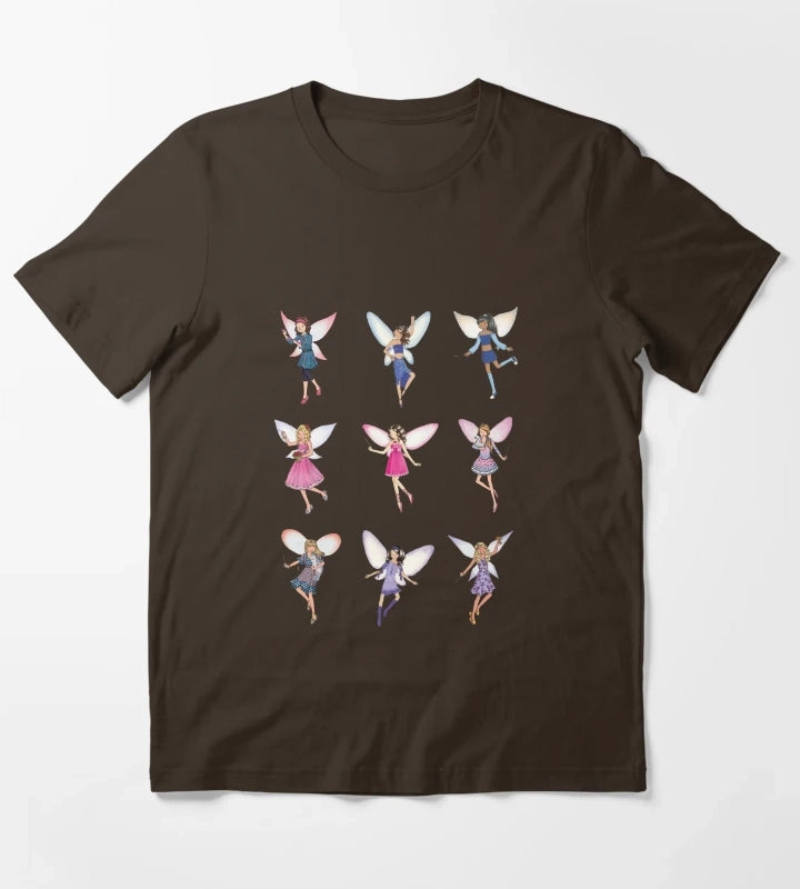 Pack of Rainbow Magic Fairies T-Shirt Brown