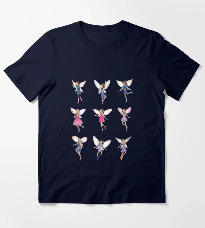 Pack of Rainbow Magic Fairies T-Shirt Navy