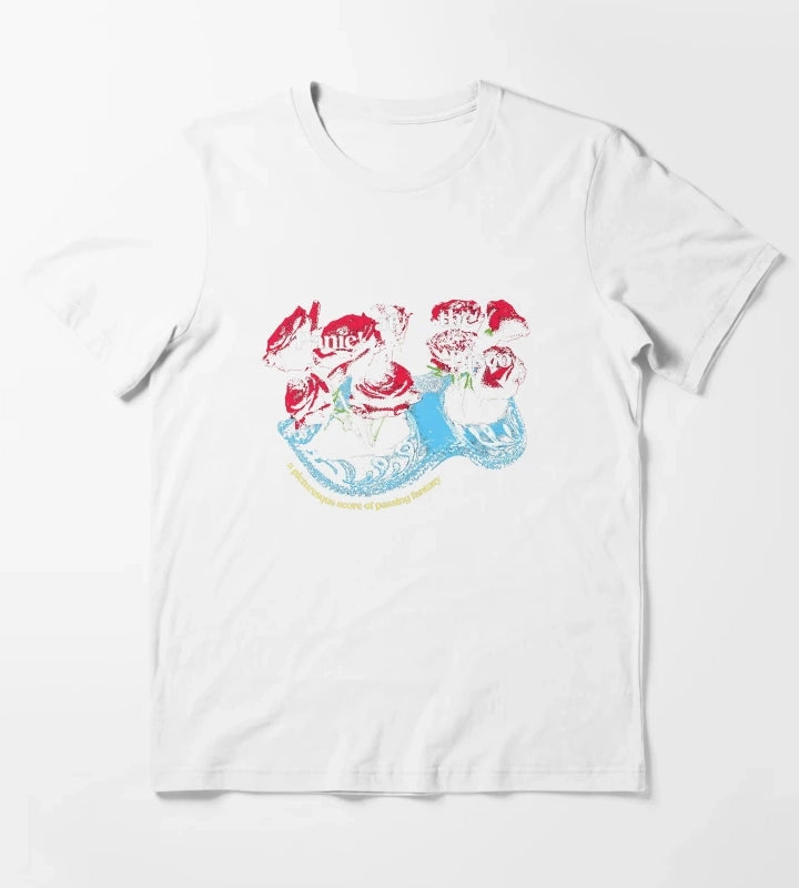 Panic At The Disco Rose Mask T-Shirt White