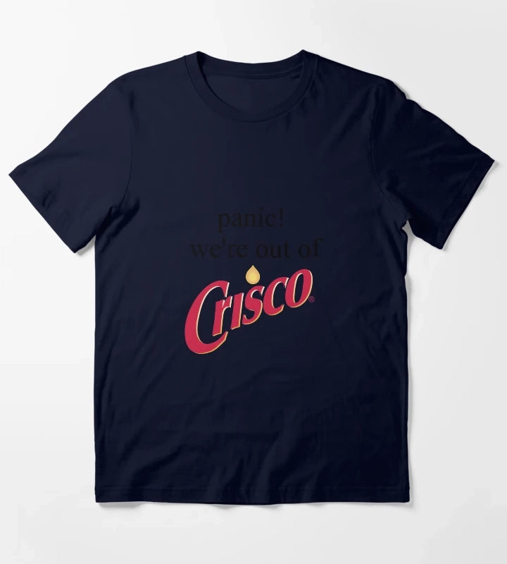 Panic Were out of crisco T-Shirt Navy