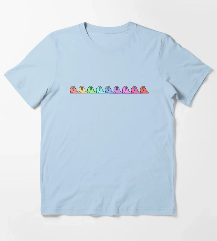 Party parrot T-Shirt Sky Blue