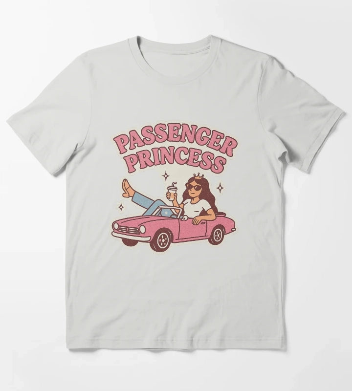 Passenger Princess T-Shirt Light Grey