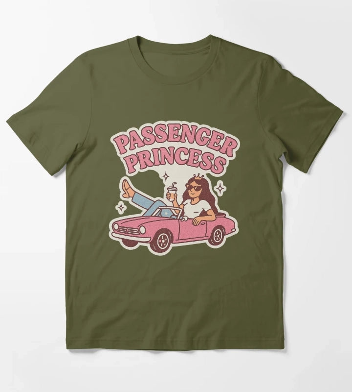 Passenger Princess T-Shirt Olive Green