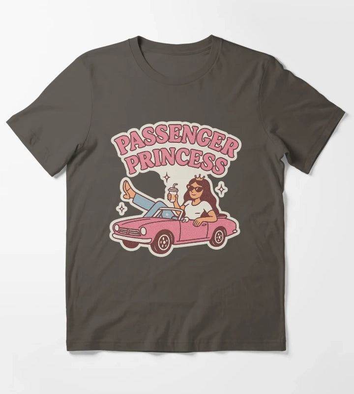Passenger Princess T-Shirt Dark Grey